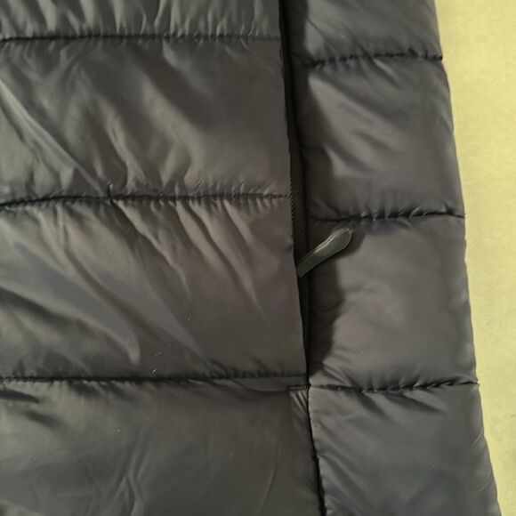 Reebok Puffer Vest Mens 2XL Red White Blue Zip Pockets - Picture 2 of 4